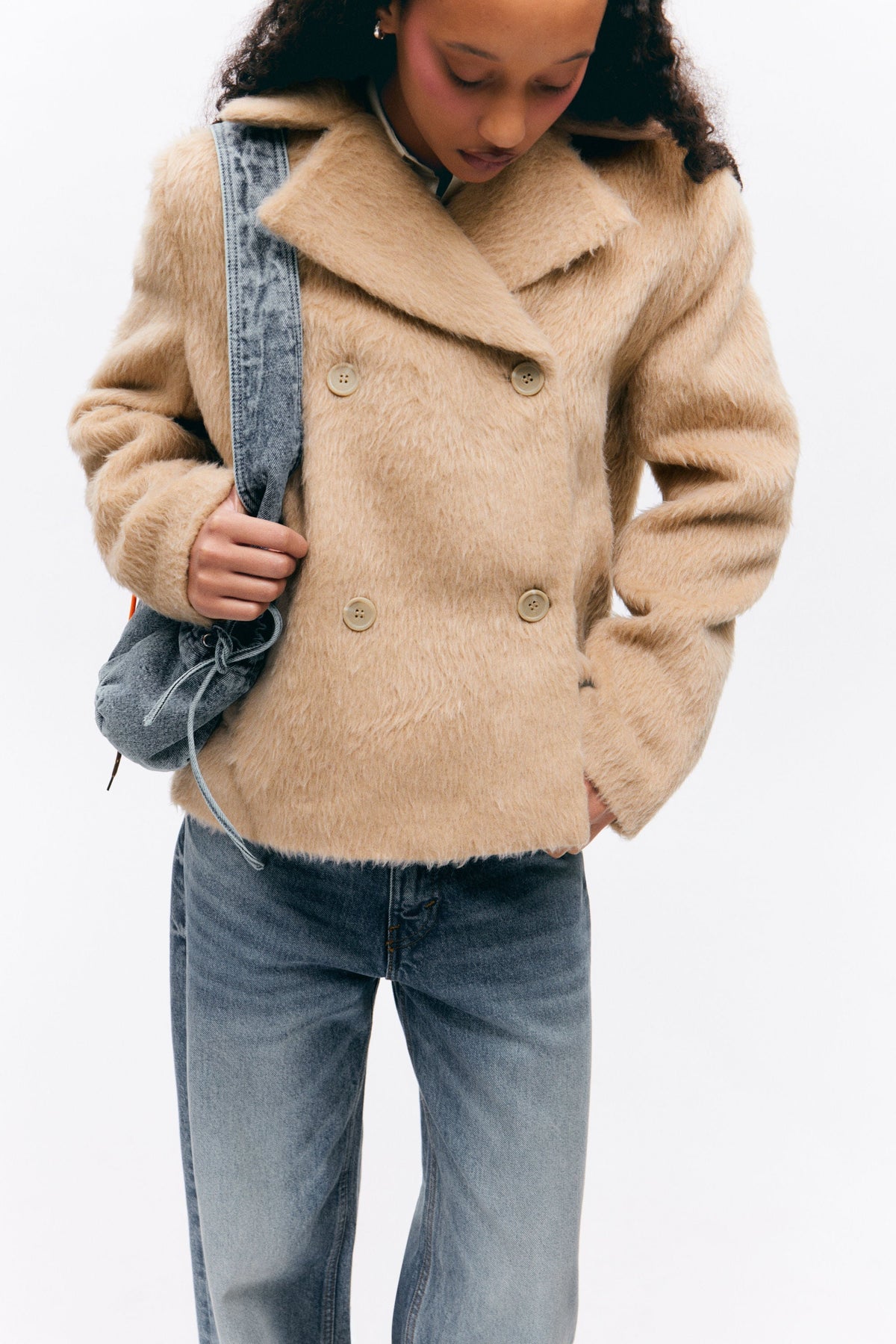 Veste en Maille Croisée