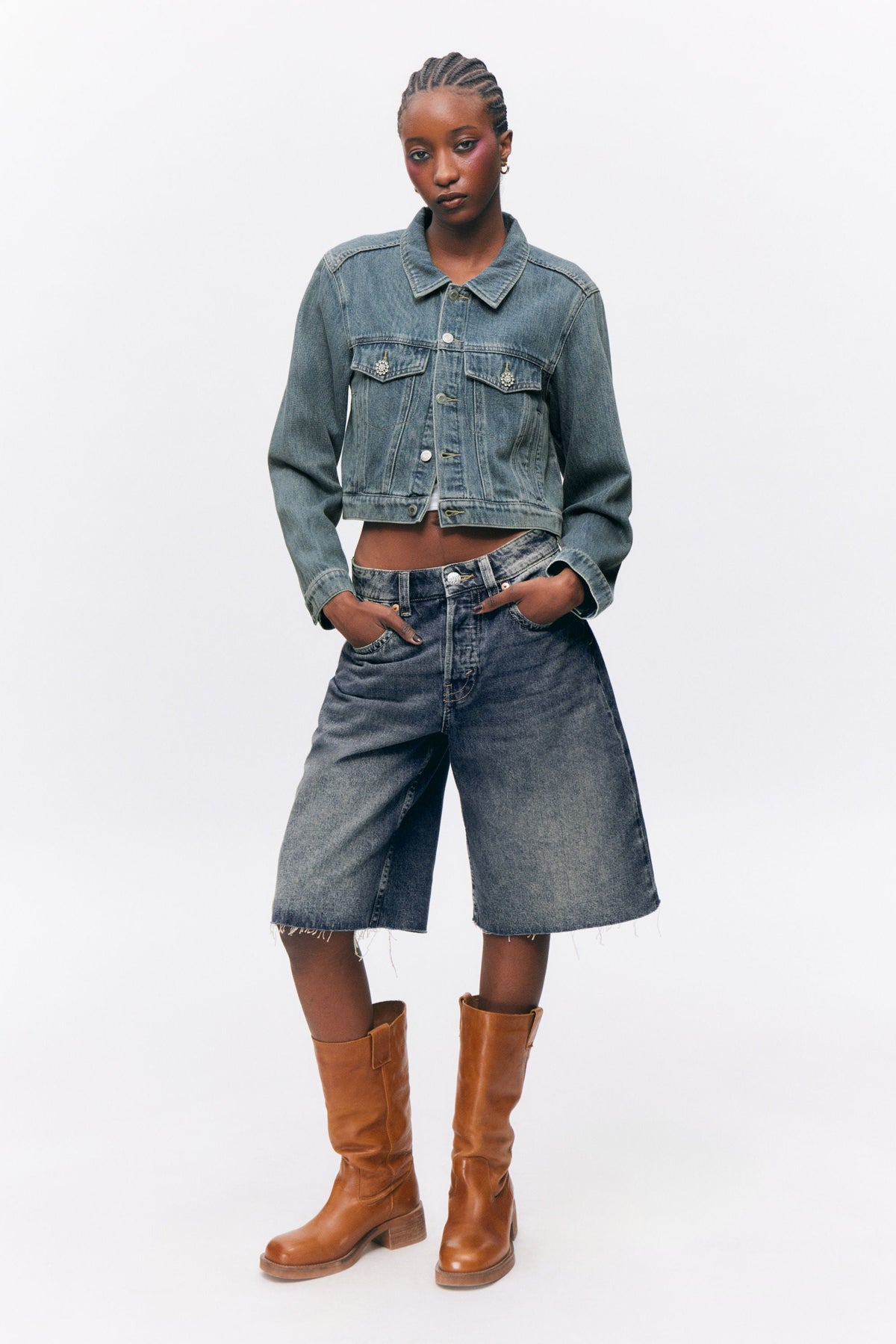 Veste en Jean Courte