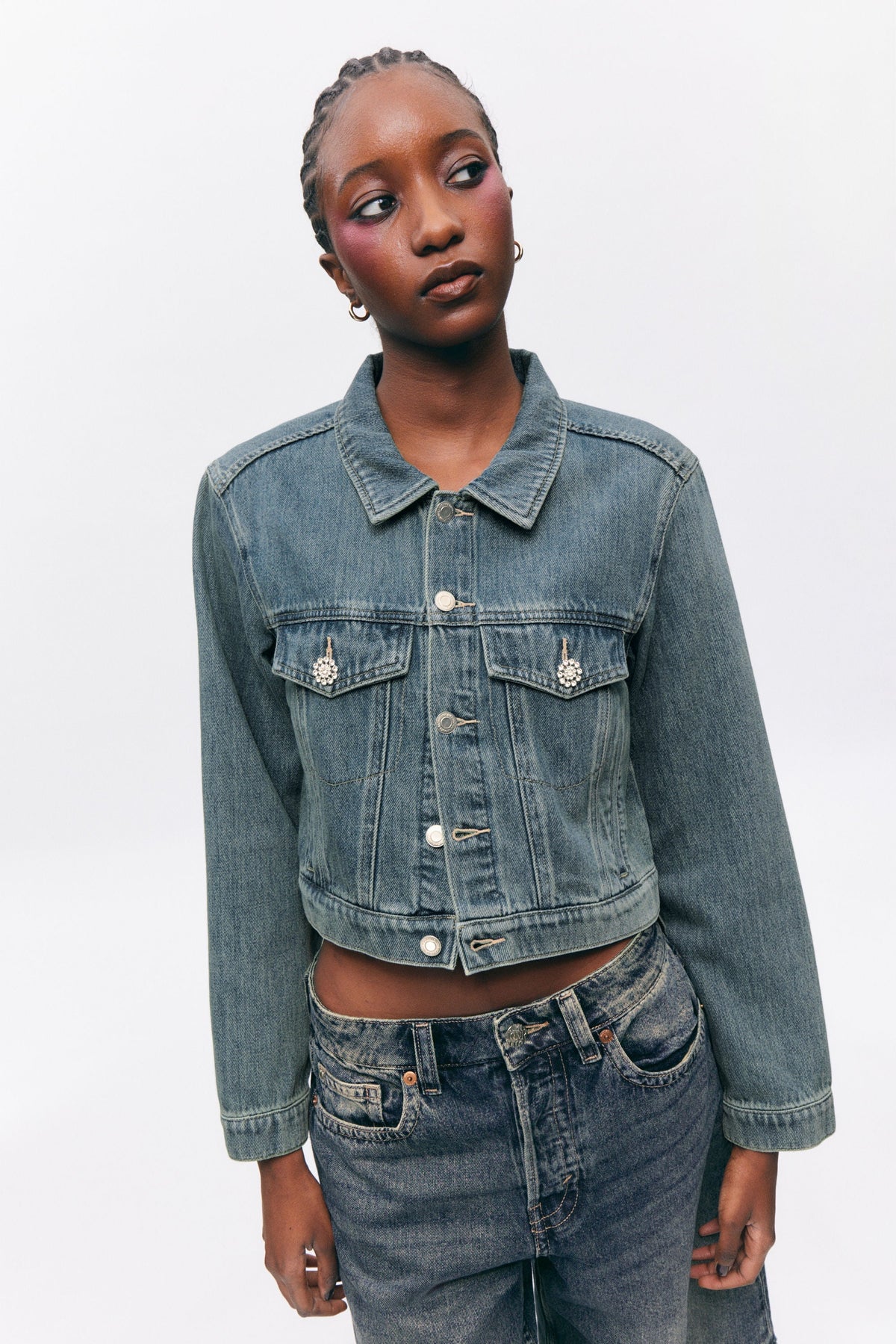 Veste en Jean Courte